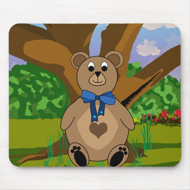Teddybär Mousepad (Vorne)
