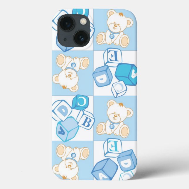 Teddybär-Muster Case-Mate iPhone Hülle (Rückseite)