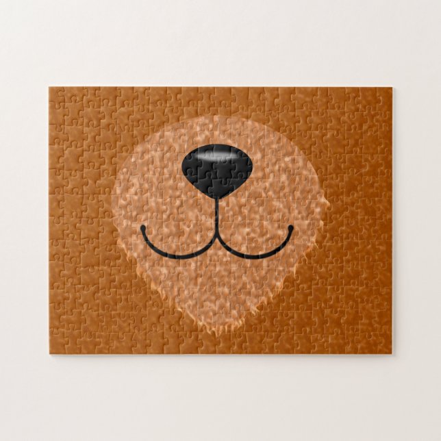 Teddybär-Nase und -Mund (Horizontal)