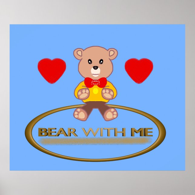 Teddybär  poster (Vorne)