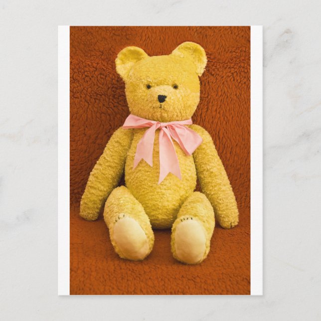 Teddybär Postkarte (Vorderseite)
