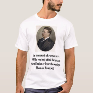 Teddybär R, jeder Immigrant, der herkommt, sollte… T-Shirt