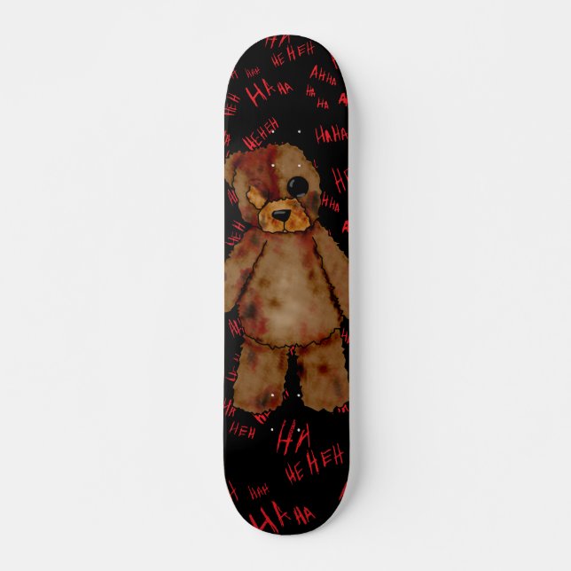 Teddybär Skateboard. Skateboard (Vorne)