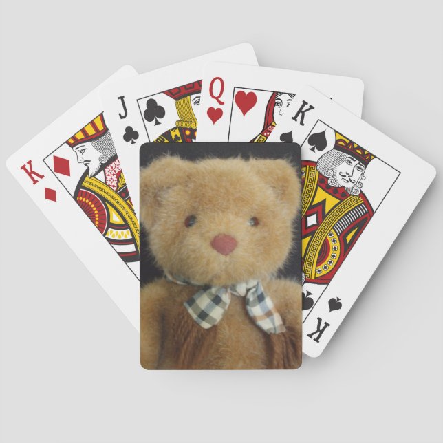 Teddybär Spielkarten (Rückseite)