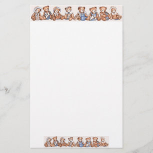 Teddybär stationär briefpapier