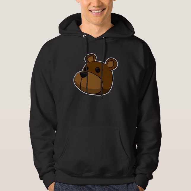 Teddybär Sweetshirt Hoodie (Vorderseite)