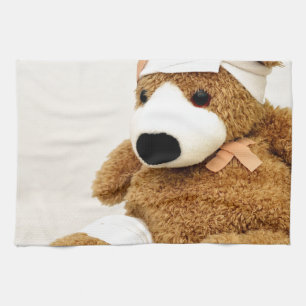 Teddybär Tier individuell anpassen Geschirrtuch