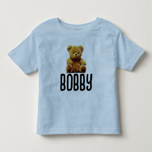 TEDDYBÄR-TODDLER-PULLI-T-SHIRT MIT NAMEN KLEINKIND T-SHIRT