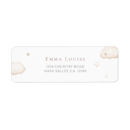 Teddybär über der neutralen Mond-Babydusche