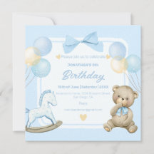 Teddybär und Rockpferd