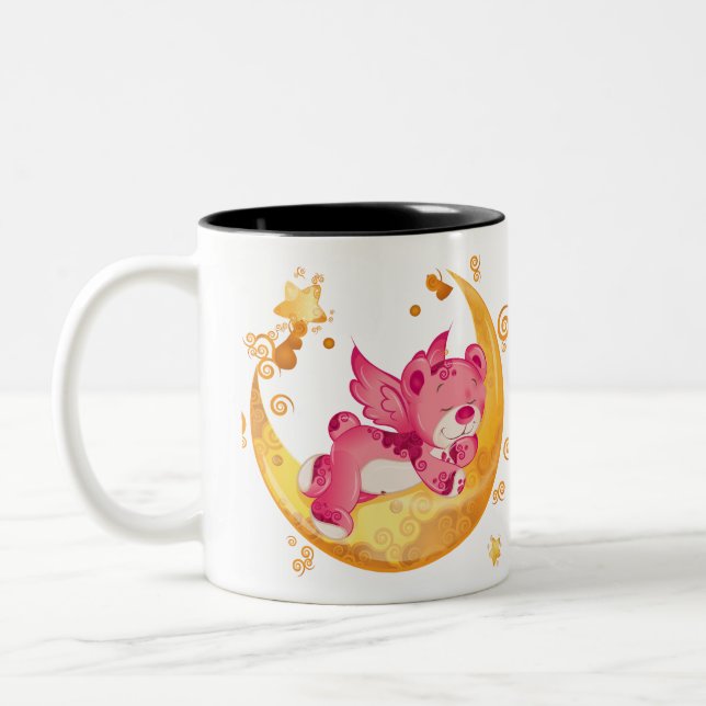Teddybär Zweifarbige Tasse (Links)