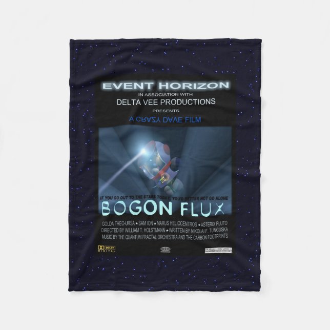 Teddybären im Weltraum Fleecedecke (Vorderseite)