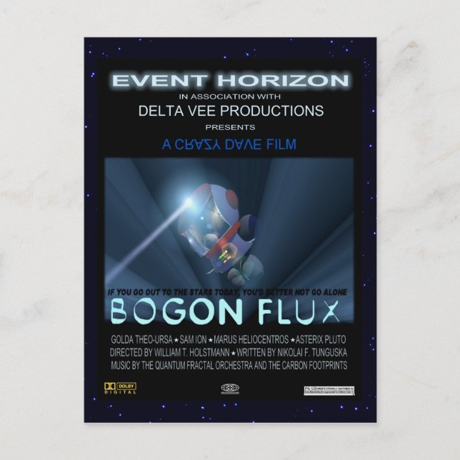 Teddybären im Weltraum Postkarte (Vorderseite)