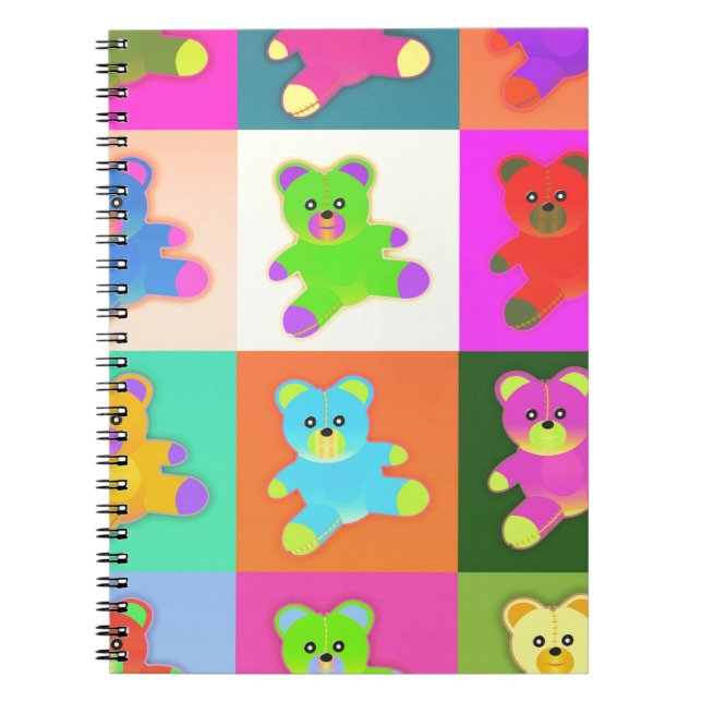 Teddybären Notizblock (Vorderseite)