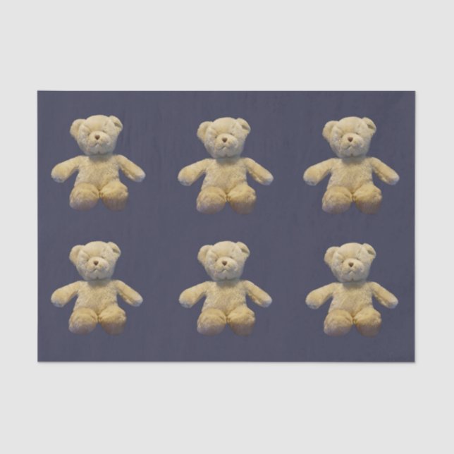 Teddybären Seidenpapier (Vorderseite)