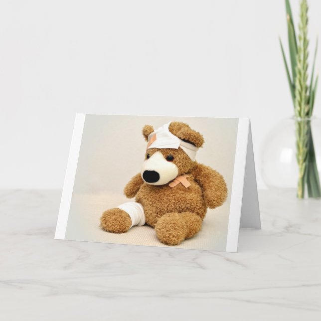 Teddybärtiergewohnheit personifizieren karte (Vorderseite)