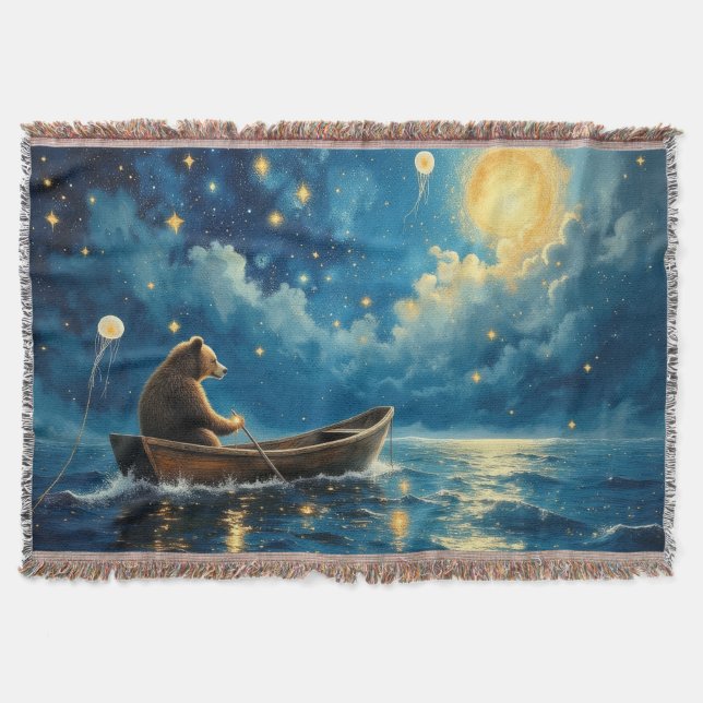 Teddybear fishing dream decke (Vorderseite)