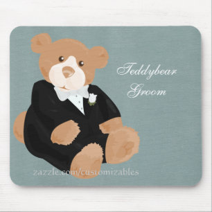 Teddybear GroomMousepad Mousepad