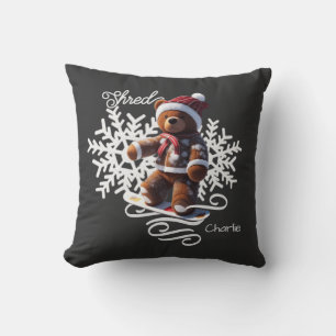 TeddyBear Snowboard/Shred/Kissen Kissen