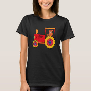 Teddybear will Traktorenzucht zu fahren T-Shirt