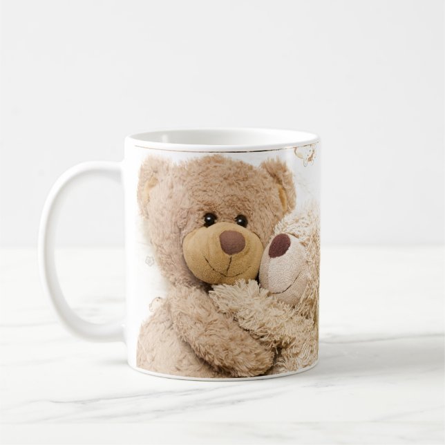 Teddylove, Teddy-Bären Liebe, schön, niedlich, ver Kaffeetasse (Links)
