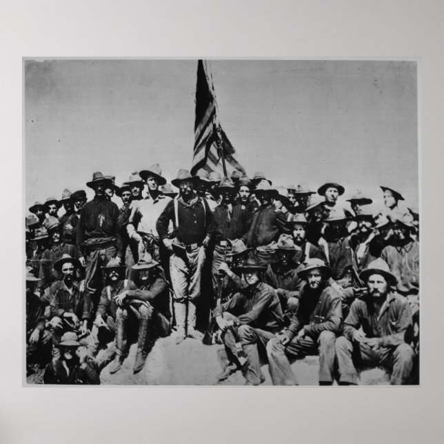 Teddy's Colts Teddy Roosevelt Rough Riders 1898 Poster (Vorne)