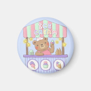 Teddy's Eisdiele Magnet