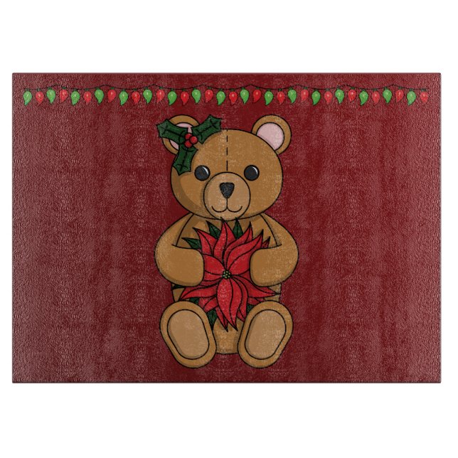 Teddy's Geschenkglas Cutting Board Schneidebrett (Vorderseite)