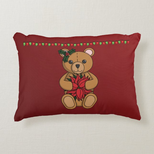 Teddy's Gift Accent Kissen (Vorderseite)