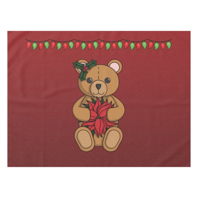 Teddy's Gift Tablecloth Tischdecke (Vorderseite (Horizontal))