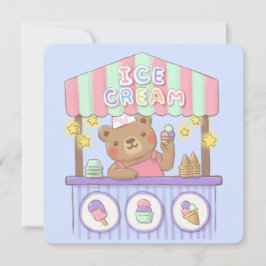 Teddy's Ice Cream Parlor Karte