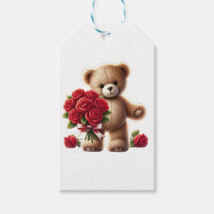 Teddys romantische Geste Geschenkanhänger