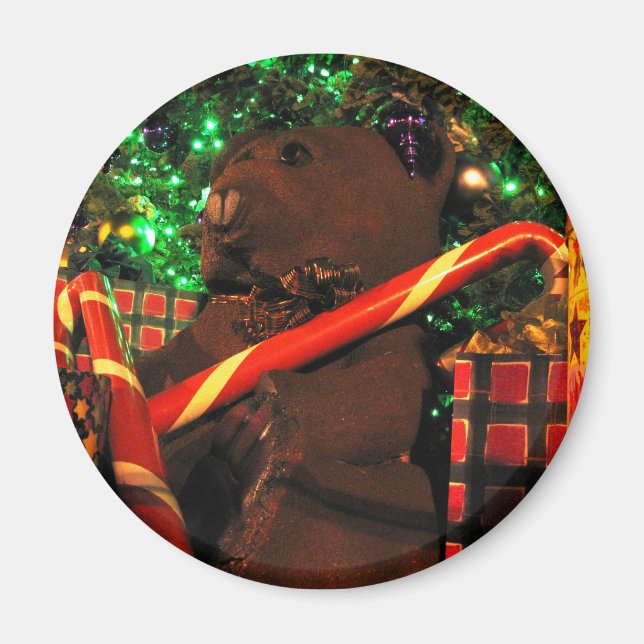 Teddys Weihnachten II Magnet (Vorne)
