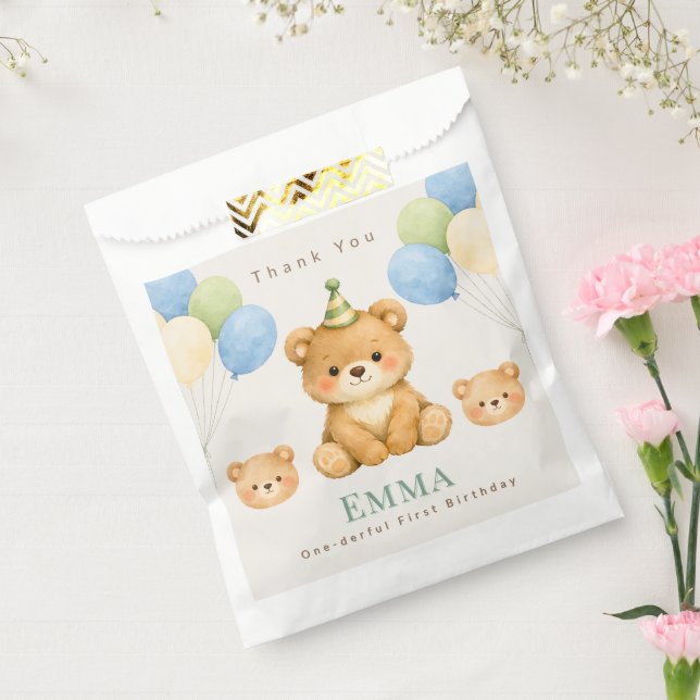 Teddytüten als Partygeschenk Geschenktütchen (Versiegelt)