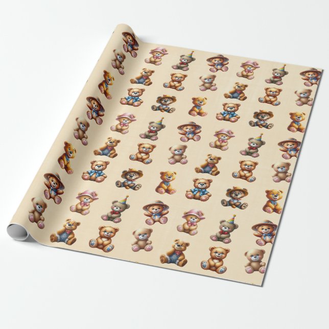 Teds Geschenkpapier (Ungerollt)