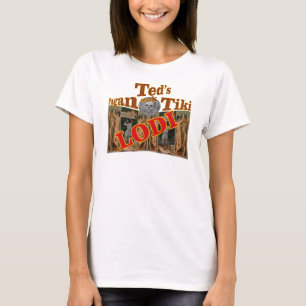 Teds heidnische Tiki-Bar Enoteca Lodi Kalifornien T-Shirt