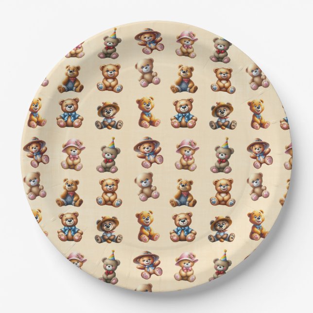 Teds Pappteller (Vorderseite)
