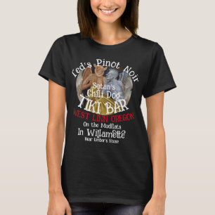 Teds Pinot Noir Satans Chili Dog Tiki Bar T-Shirt