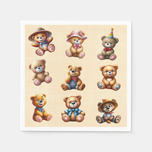 Teds Serviette (Vorderseite)