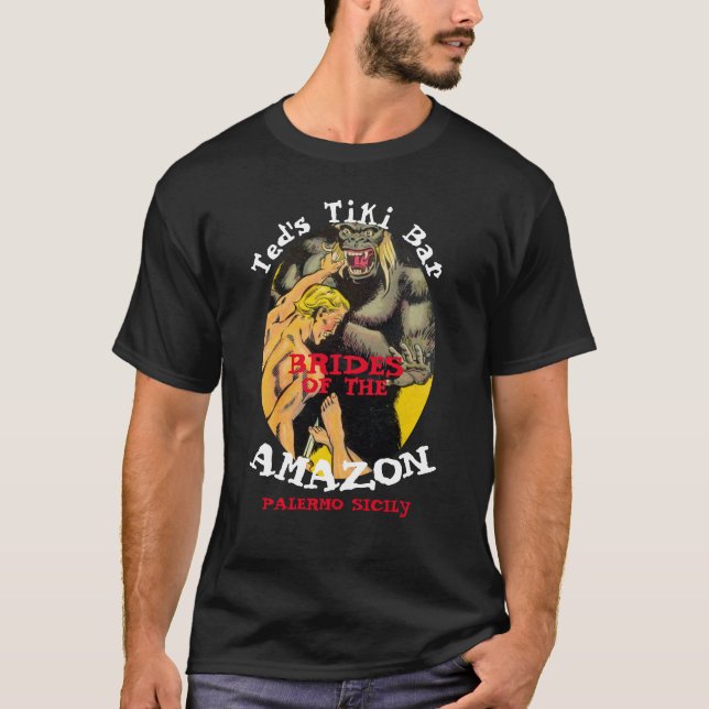 Ted's Tiki Bar Brides des Amazonas Palermo Italien T-Shirt (Vorderseite)