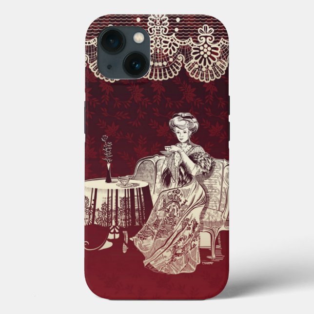 Tee aus Damengetränken Case-Mate iPhone Hülle (Rückseite)