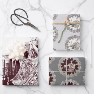 Tee aus Damengetränken Geschenkpapier Set