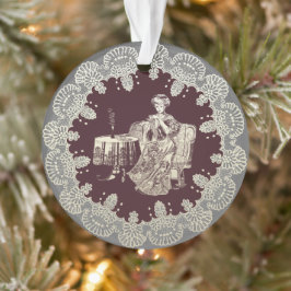 Tee aus Damengetränken Ornament