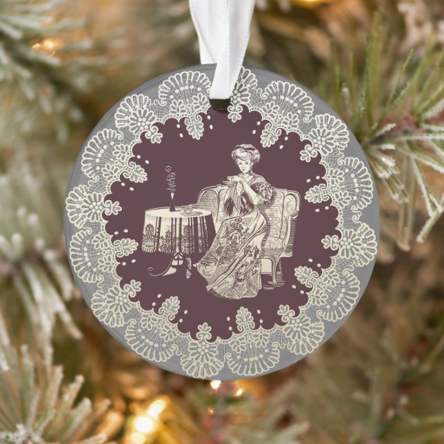 Tee aus Damengetränken Ornament (Baum)