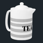 Tee aus Porzellan Pot - Graue Hopfen<br><div class="desc">Ich habe es verlassen,  damit Sie entweder den Text ändern,  ihn ganz abnehmen oder wie er ist verlassen.</div>