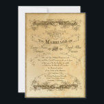 Tee aus Vintage Wedding 2 - Einladung<br><div class="desc">Das ist ein wunderschönes formales, elegantes kalligrafisches Hochzeitsladen-Set, das neue Kunst nutzt, um das Aussehen einer Vintagen Hochzeitseinladung zu reproduzieren. "Aged" Teefleckpapier bildet den Hintergrund zu einem sepia schokoladenbraunen, geätzten, wunderschönen, gekrümmten Bannern mit dem typografischen Stil des 19. Jahrhunderts und den kurvigen Worten "Deine Anwesenheit ist gefragt" und einem anderen...</div>