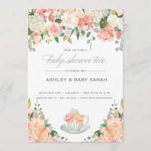 Tee-Babyparty-Einladung Einladung