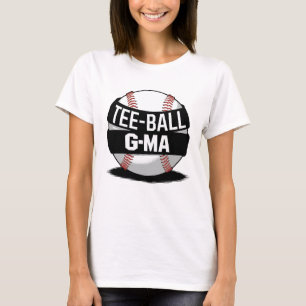Tee-Ball Oma Lustige Teeball-Oma T-Shirt