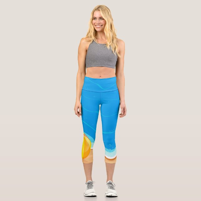TEE Beach Born Capri Leggings (Vorderseite)
