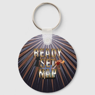 TEE Bereit zum Nickerchen Schlüsselanhänger